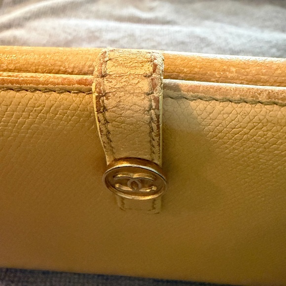*project* Chanel Coco bifold long wallet in tan caviar leather - Picture 16 of 17